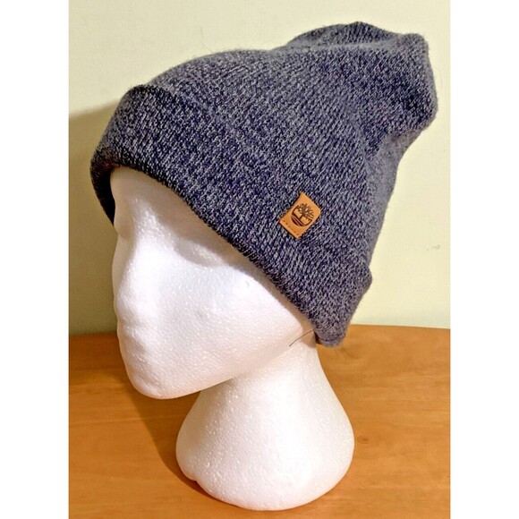Timberland Other - Timberland Men's Blue & Gray Marled Cuffed Knit Beanie Hat One Size Fits Most